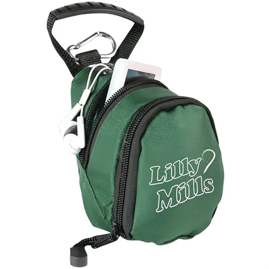 Polyester Mini Backpack with Belt Loop Attachment and Elasti