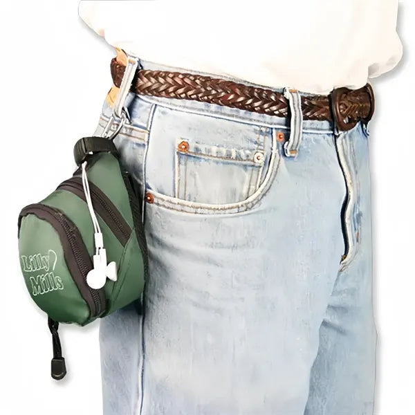 Polyester Mini Backpack with Belt Loop Attachment and Elasti