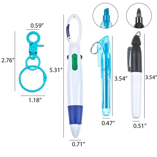 Carabiner Ballpoint Pen Set