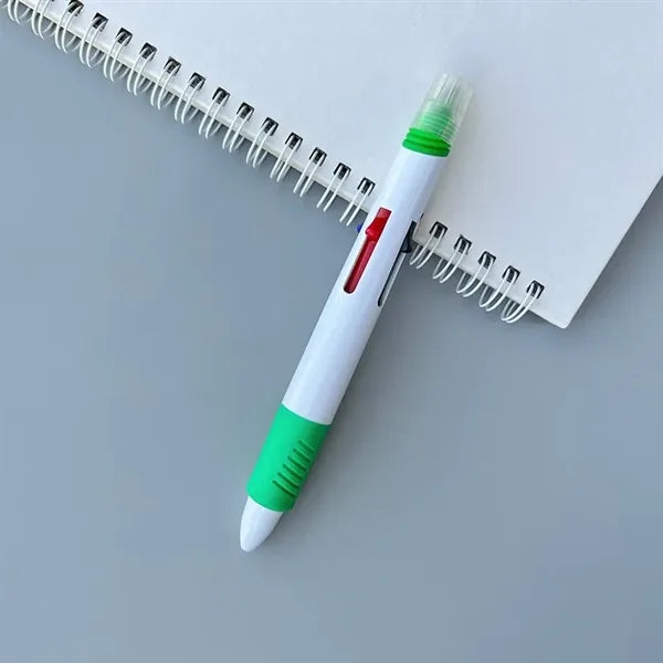 Quatro Ballpoint Pen with Highlighter