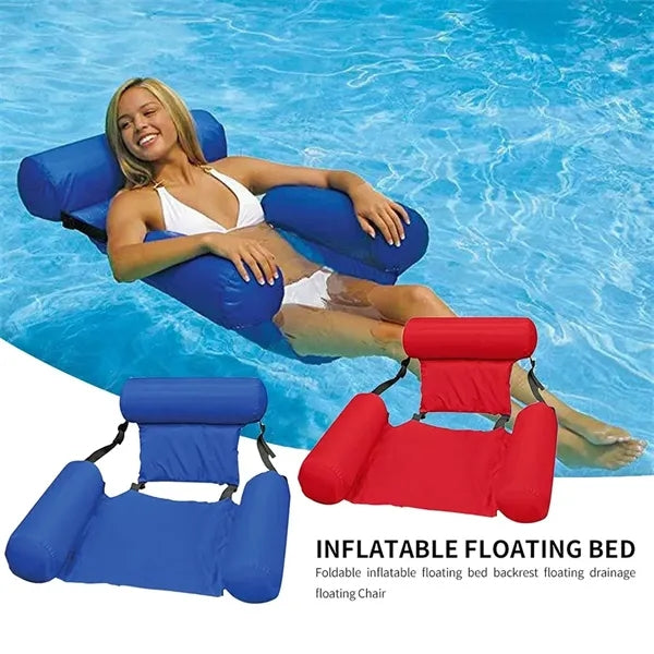3-Tube Water Pool Inflatable Lounge Chair
