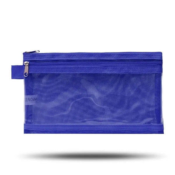 Twin Pocket Pencil Pouch ( 8.5" X 5" X 0.5" )