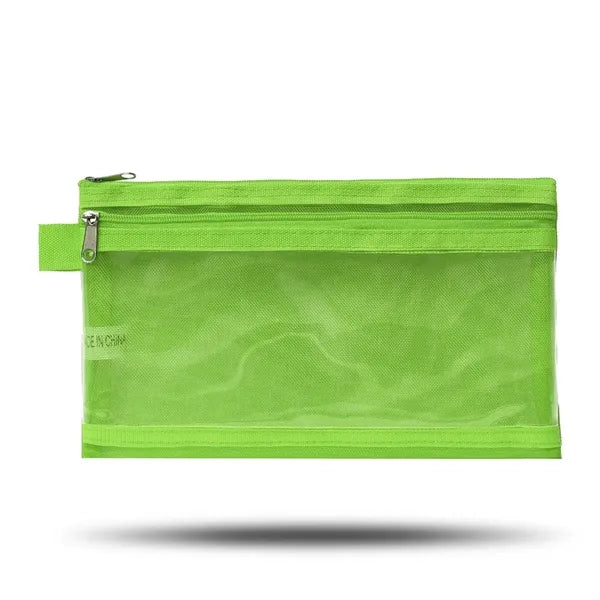 Twin Pocket Pencil Pouch ( 8.5" X 5" X 0.5" )