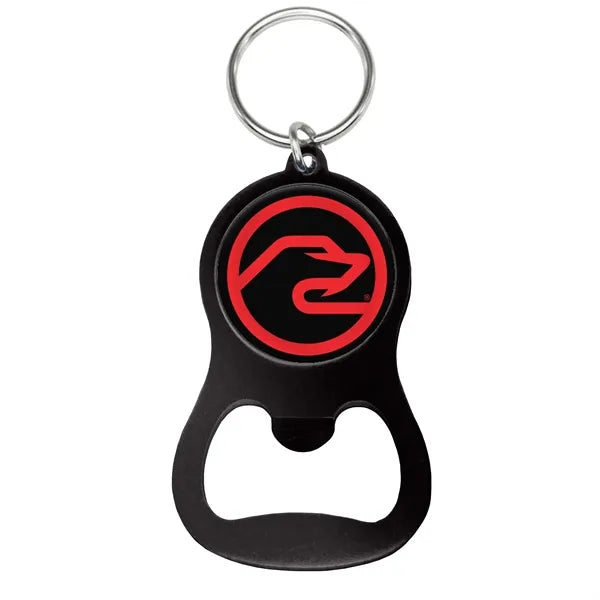 Colorful Aluminum Bottle Opener w/ Key Ring