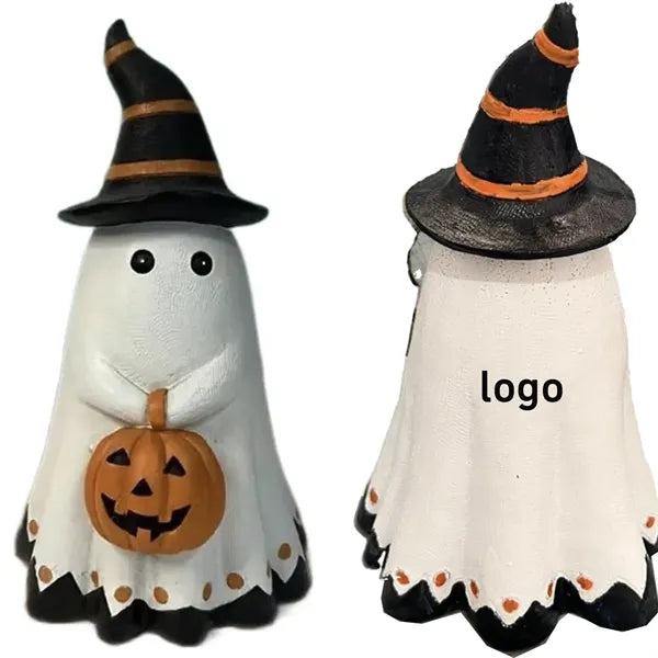 Halloween Resin Ghost Pumpkin