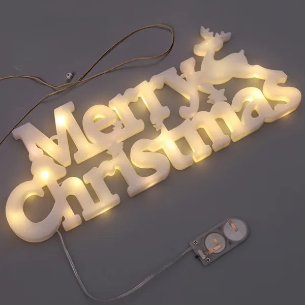 Decorative LED Holiday Letter Light Display