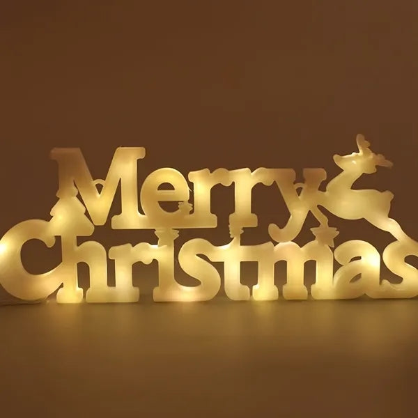 Decorative LED Holiday Letter Light Display