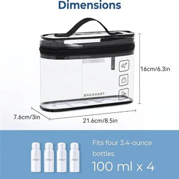 Clear Makeup Cosmetic Bag Organizer