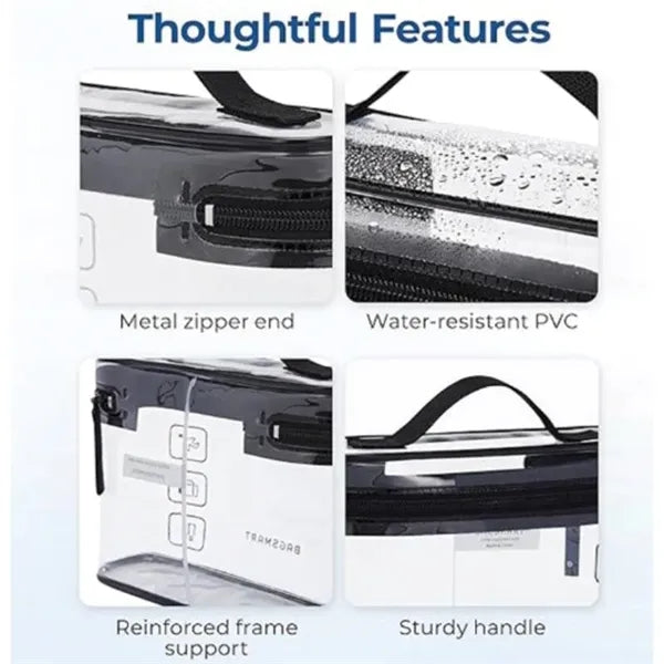 Clear Makeup Cosmetic Bag Organizer