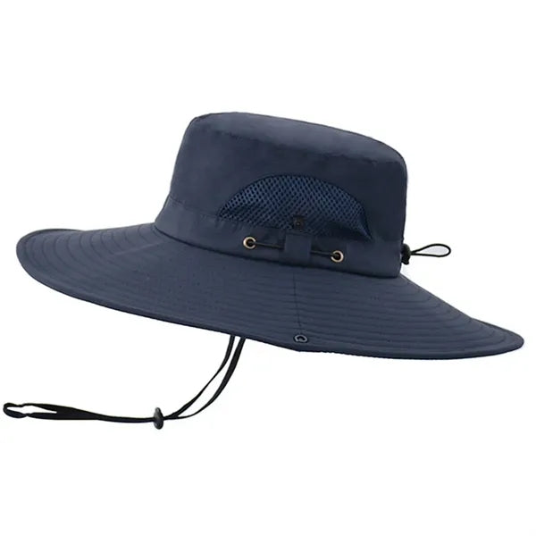 Outdoor Wide Brim Fisherman Bucket Sun Hat