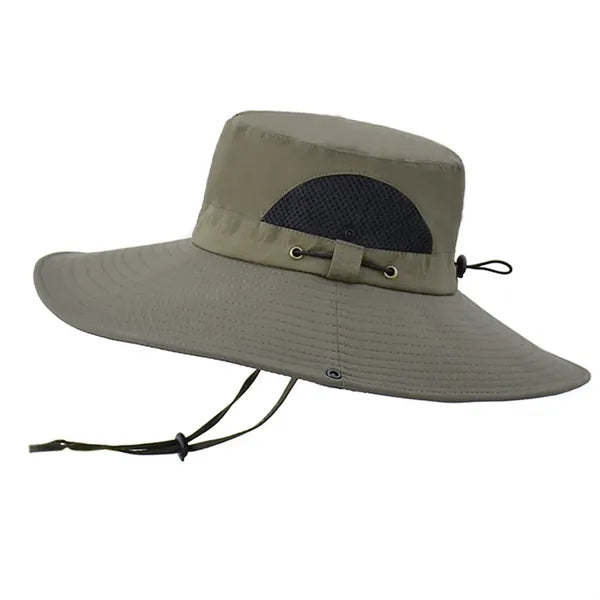 Outdoor Wide Brim Fisherman Bucket Sun Hat
