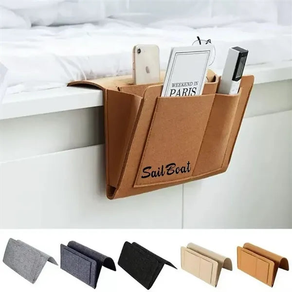 Felt bedside storage hanging bag