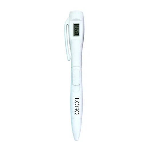 Ballpoint Pen With Electronic Watch