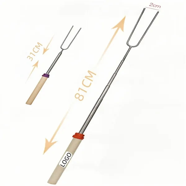 Telescopic Marshmallow Roasting Sticks 8pcs Set