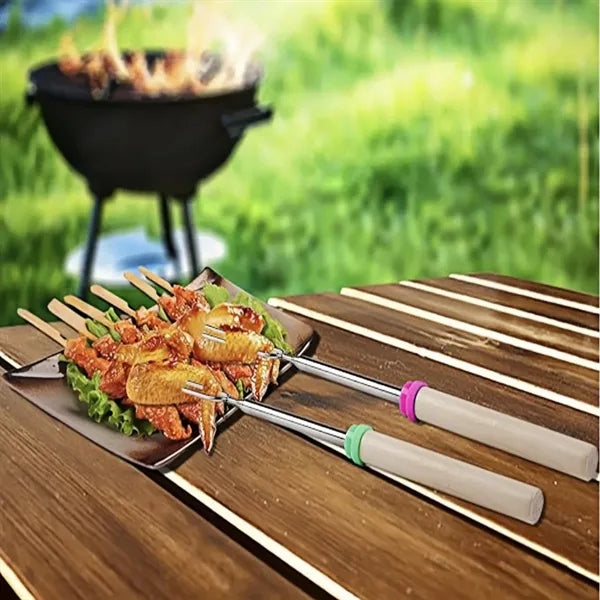 Telescopic Marshmallow Roasting Sticks 8pcs Set