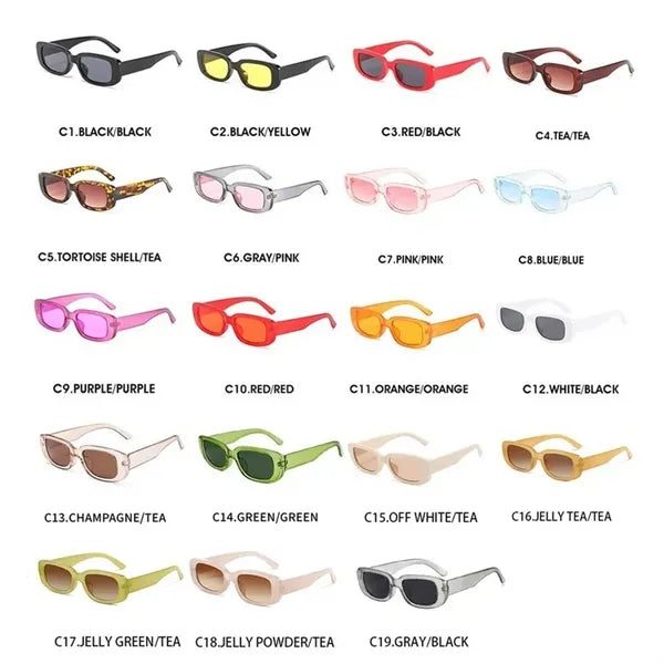 Sleek Square-Frame Sunglasses