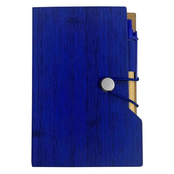 Portable Office Wood Grain Sticky Notebook