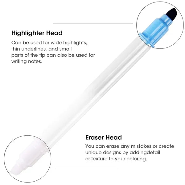 Retractable Chisel-Tip Highlighter