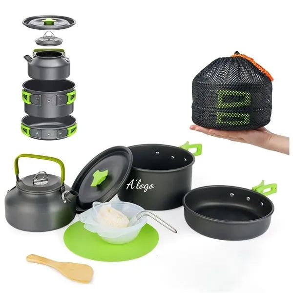 Portable Camping Cookware Set "