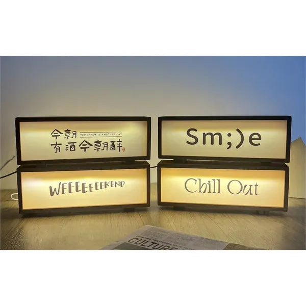 Content Light Box Displays