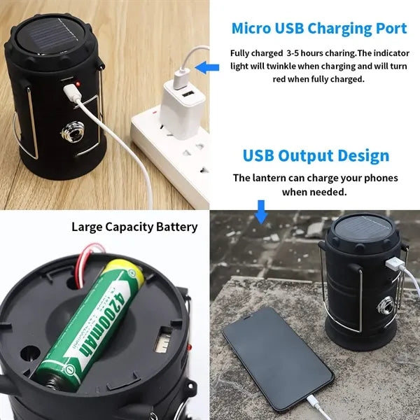 Multi-function Solar Camping Lantern