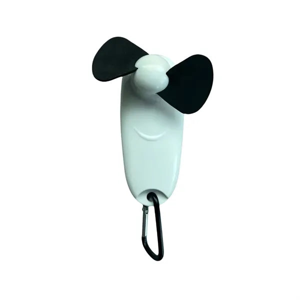Mini Portable LED Fan w/ Carabiner