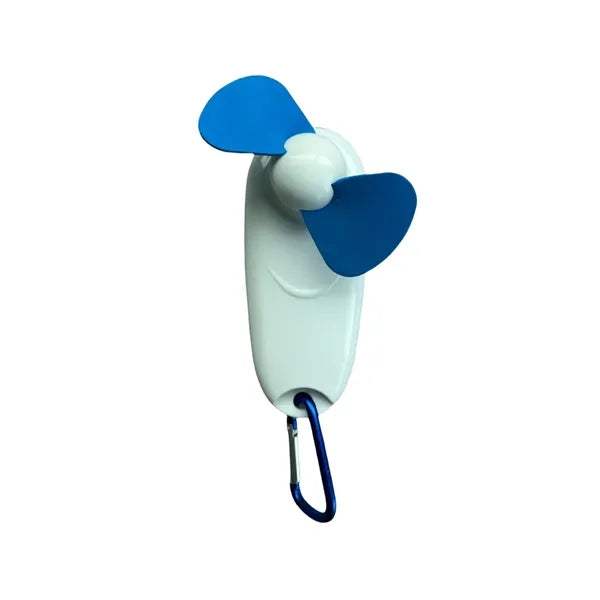 Mini Portable LED Fan w/ Carabiner