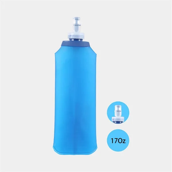 17Oz Portable Soft Water Pouch For Outdoor Sports