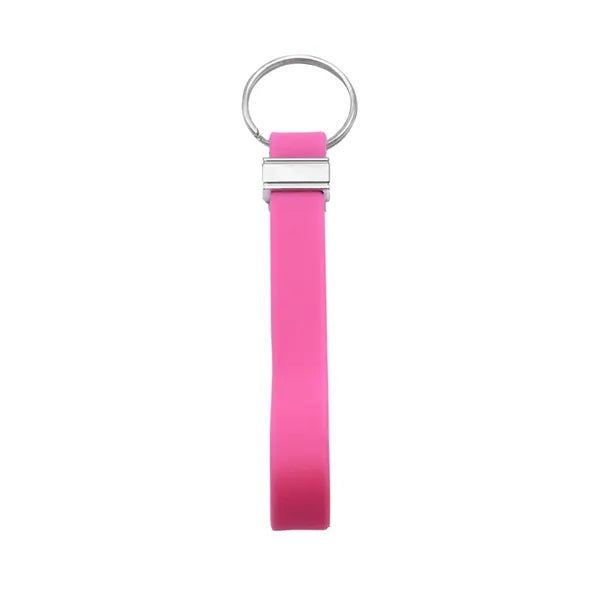 Silicone Wristband Keychain 8inch