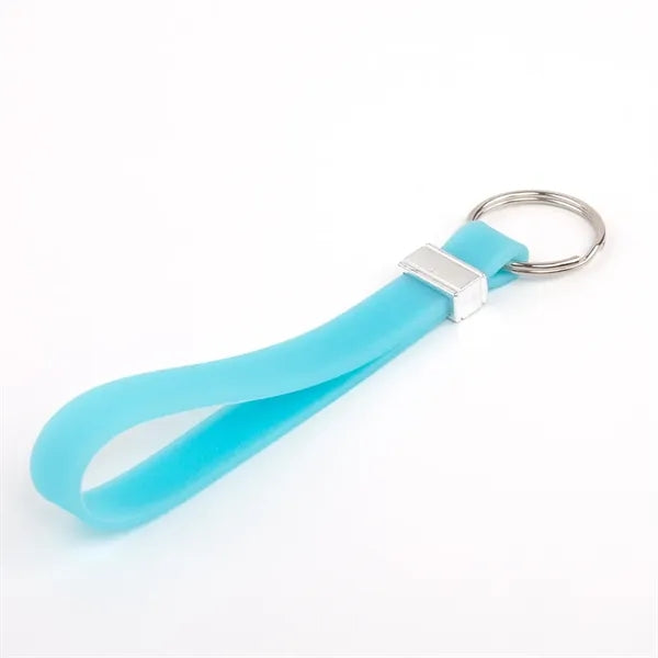 Silicone Wristband Keychain 8inch