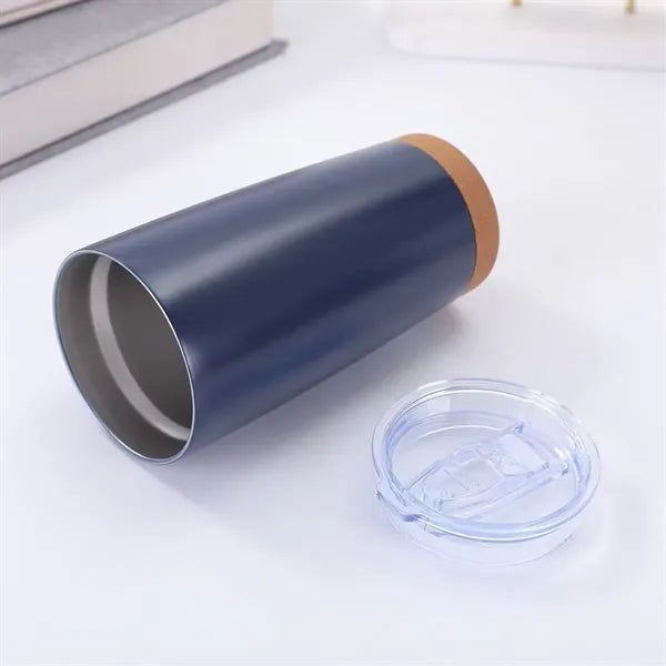 304 stainless steel cork bottom double-layer vacuum bottle