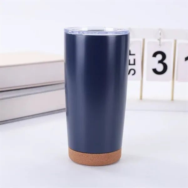 304 stainless steel cork bottom double-layer vacuum bottle