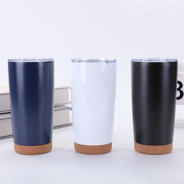 304 stainless steel cork bottom double-layer vacuum bottle