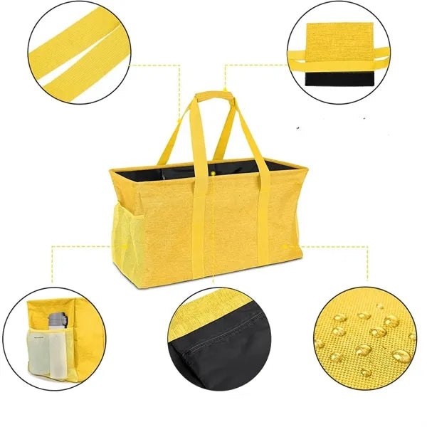 Extra Large Utility Tote Bag w/Hard Bottom