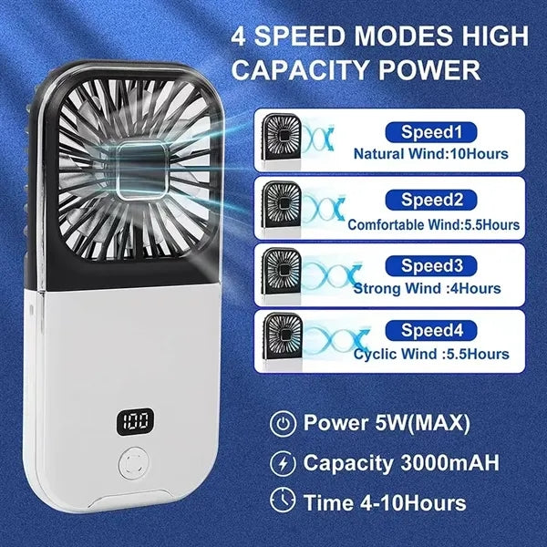 Multifunctional Mini Portable Handheld Fan