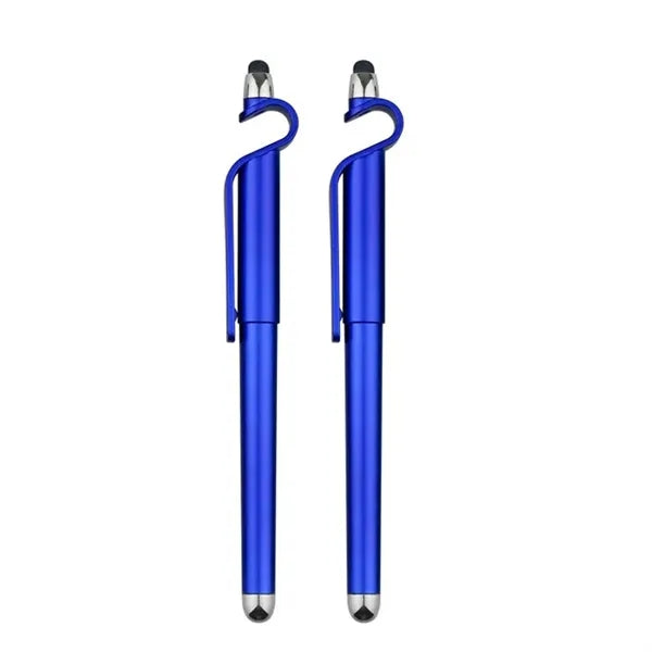 3 in 1 Plastic Stylus Gel Pen with Phone Holder Clip Design