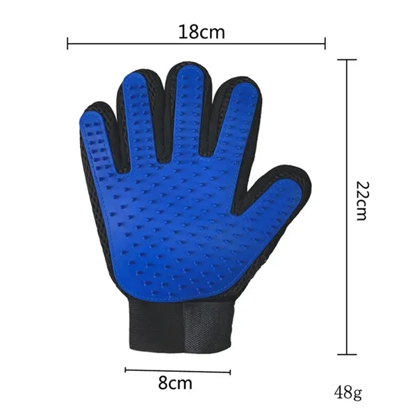 Pet Grooming Massage Brush Gloves 2 PCS