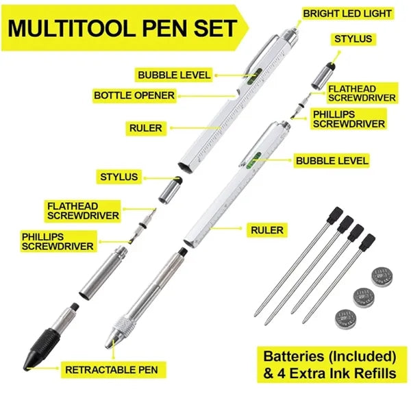 Multi-Tool Pens with LED Light