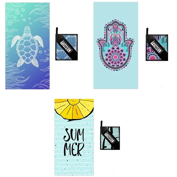 Printed Microfiber Beach Towels