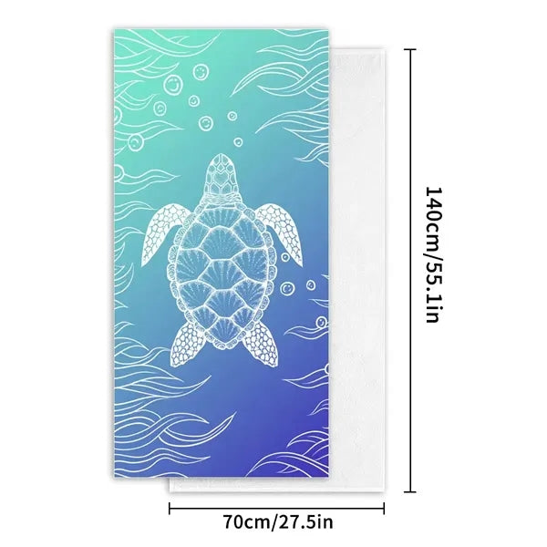 Printed Microfiber Beach Towels