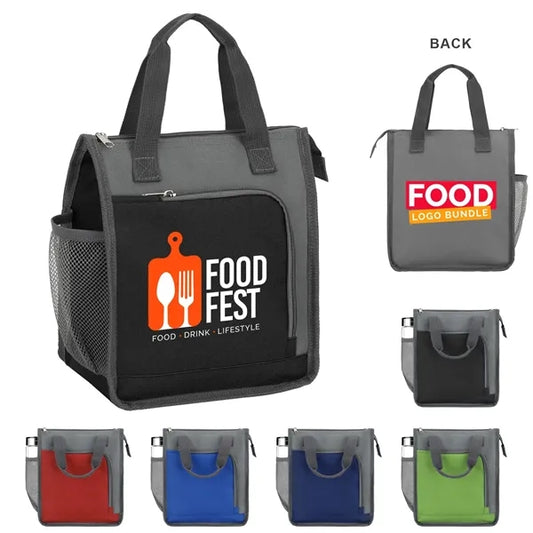 Dual-Colored Insulated Lunch Tote for Fresh Meals