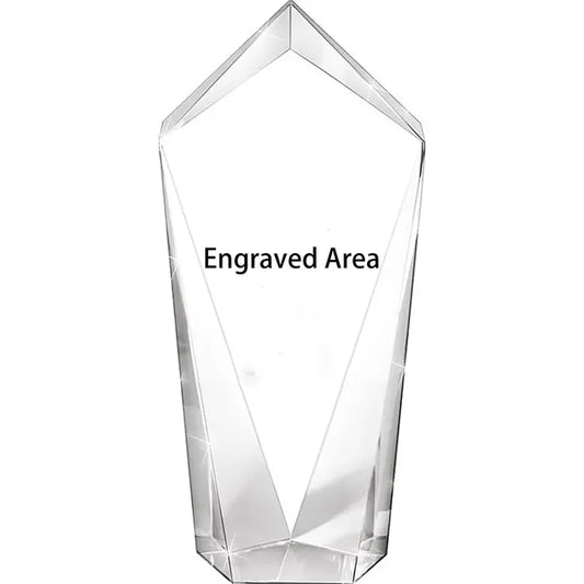 Apex Edge Crystal Trophy