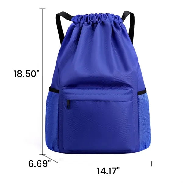 Waterproof Athletic Drawstring Bag