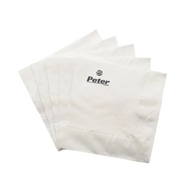 100 PCS White Skin Friendly Restaurant Beverage Napkins