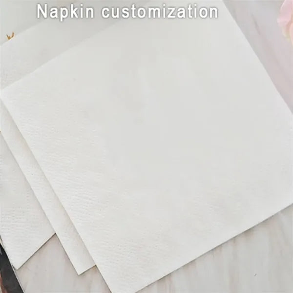 100 PCS White Skin Friendly Restaurant Beverage Napkins