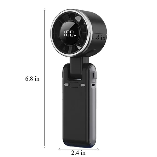 High-Speed Turbo Fan - USB Rechargeable & Handheld