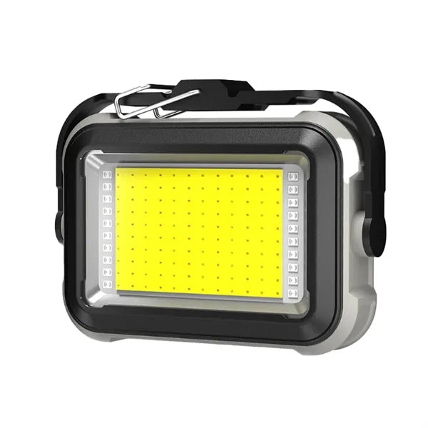Magnetic LED Solar Work Light w/ Hook for Outdoor Camping
