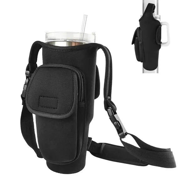 40oz Detachable Polyester Insulated Cup Sleeve w/ Pocket