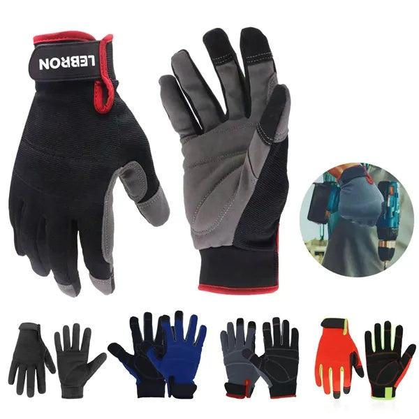 Touchscreen Polyester Work Gloves for Mechanics