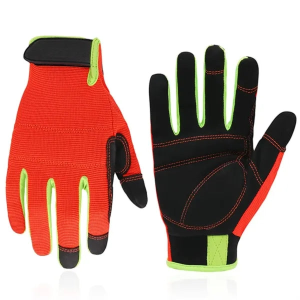 Touchscreen Polyester Work Gloves for Mechanics